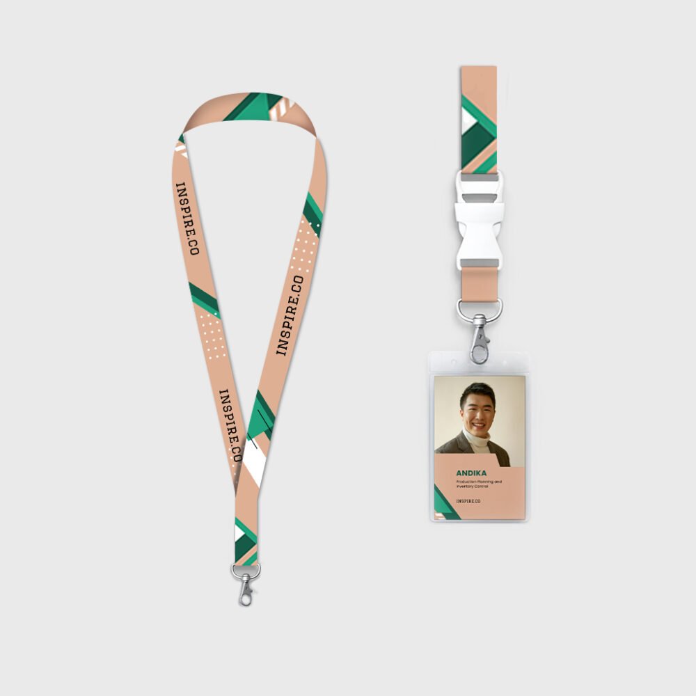 Minimalist Business Lanyard Template