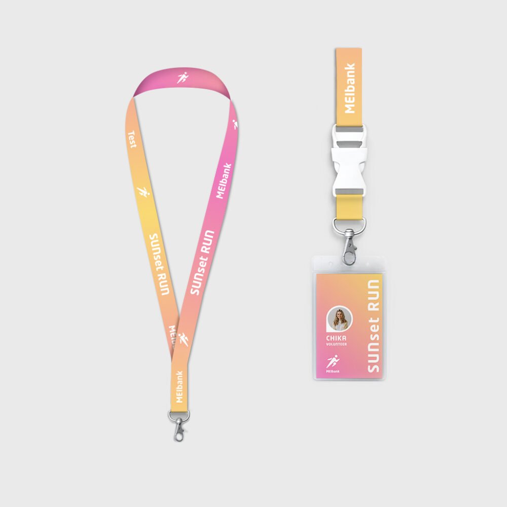 Modern & Stylish Gradient Lanyard Template
